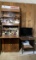 Secretary Cabinet, Office Supplies, 26 inch Samsung TV (NO REMOTE OR CORD), Stand & Books