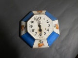 Vintage Ceramic Miller Electric Kitchen Clock