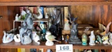 Shelf Lot Ceramics, Carved items and more