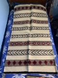 1 Large Chimayo Blanket Hand Woven