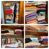 Huge Closet Cleanout of Single & Double Bed Blankets / Bedspreads.  See Photos