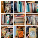 Great Group of Vintage Children's Books, Bookends, Door Stop & Small Shelf