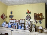 Large lot of vintage S&P Shakers, kitchen wares and more