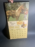 1965 Stroh's Beer Calendar - Missing a couple Months