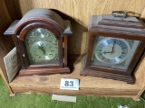 2 vintage Shelf clocks