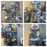 Group of Star Wars Collectibles & Star Wars Themed Disney Pixar Cars