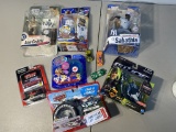 Toys in Packaging Lot - Cars, GI Joe, Red Line Hot Wheels, Baseball, Ninja Warriors