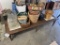 Mid Century Coffee Table, Baskets, TV Tube, Heater