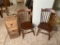 Vintage Hitchcock Chairs PLUS Small Cabinet