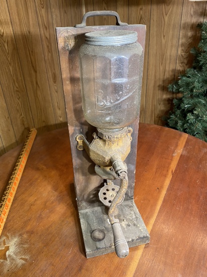 Antique Arcade Wall Mounted Coffee Grinder