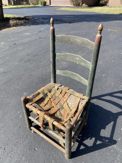 Antique Primitive Chair with Original Surface