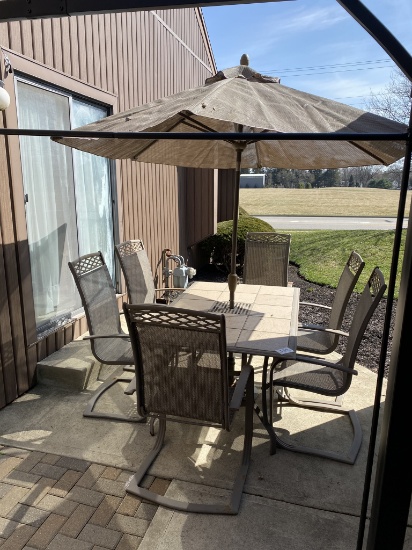 Patio Set with Umbrella