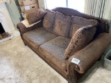 Large Fancy Couch with Pillows
