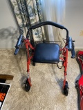Drive Walker with Brakes and Seat