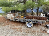 Utility trailer with box, new wheels