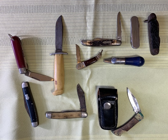 Great Group of Pocket Knives - Stag, Schrade, Remington & More