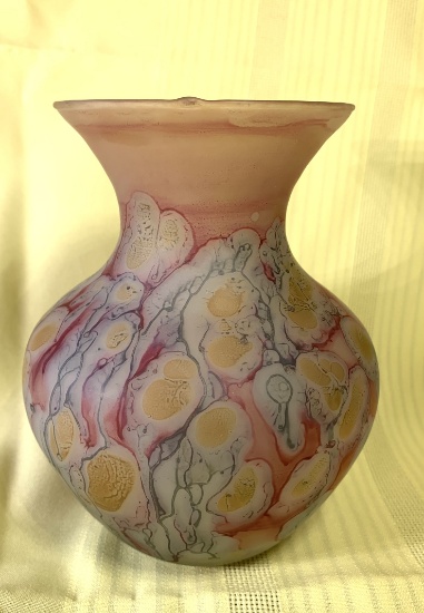 Translucent Vase.  Very Nice.  No Markings