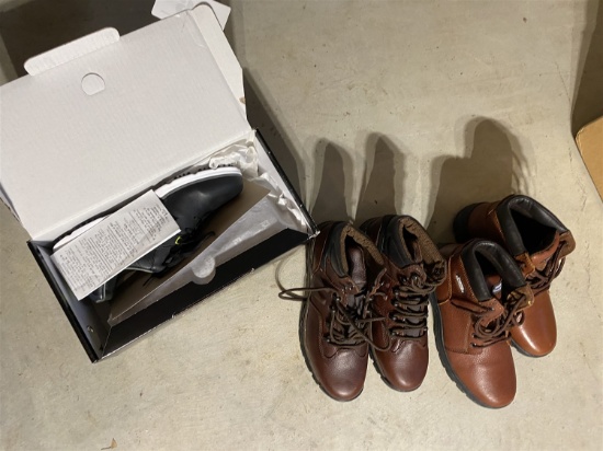 High-end Pair of FJ Golf shoes, 2 pairs of boots - all new