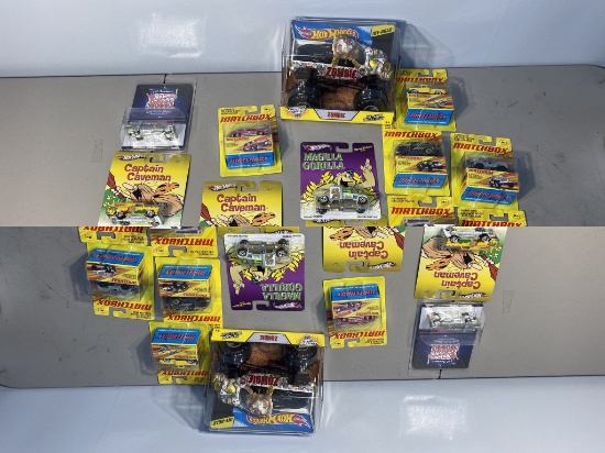 Group lot of Diecast cars including Hot Wheels, Matchbox