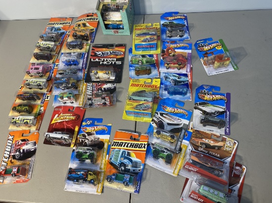 Group Lot Diecast Cars Including Hot Wheels, Matchbox
