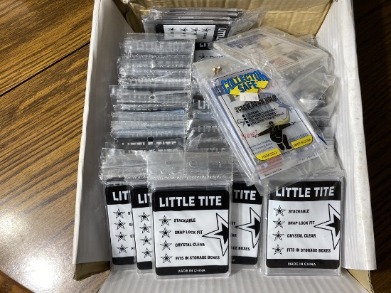 Box of Little Tite baseball card holders