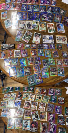 Large lot collectible sports cards mostly football