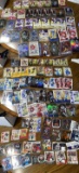 Large lot of collectible sports cards