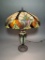 Beautiful Tiffany Style Lamp  - Did not appear to have any cracks
