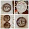 Incolay Vintage Carved Cameo Plates