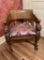Vintage Look Side Chair with Lion Head Details
