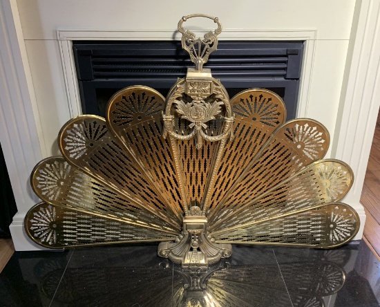 Fan Style Fireplace Screen