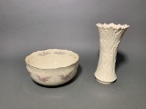Lenox Bowl & Vase