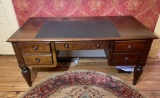 Modern Work Desk with Keyboard Drawer.  See Photos for Damage