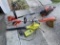 Black & Decker Edger, Weed Trimmer, Ryobi Blower