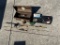 Vintage Fishing Lot with Knife, Poles, Reels, Tackle Box