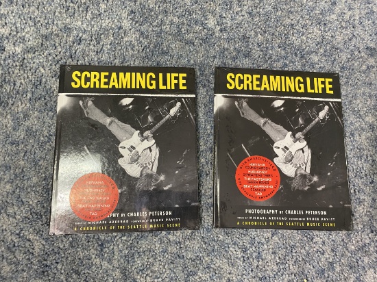 2 Sealed Seattle Grunge Screaming Life Books with CDs