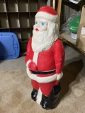 Vintage Blow Mold Made in USA Santa Claus
