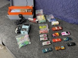 Group Lot of Diecast Cars, Fishing, Guitar Pedal