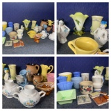 Group of Pottery - Hull, Roseville & More