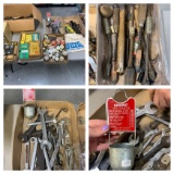 Great Group of Tools, Some Antique, Hardware & Antique Radio Parts