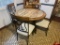 Faux Marble Top Table with 4 Chairs