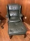 Lone Star Leather Chair with Ottoman