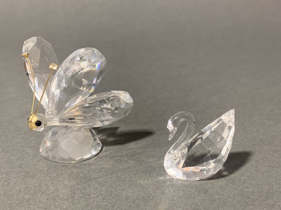 Swarovski Crystal ButterFly & Swan Figurines