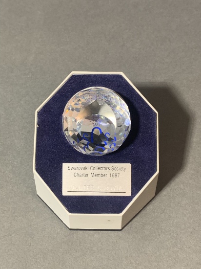 Swarovski Collectors Society Charter Member 1987