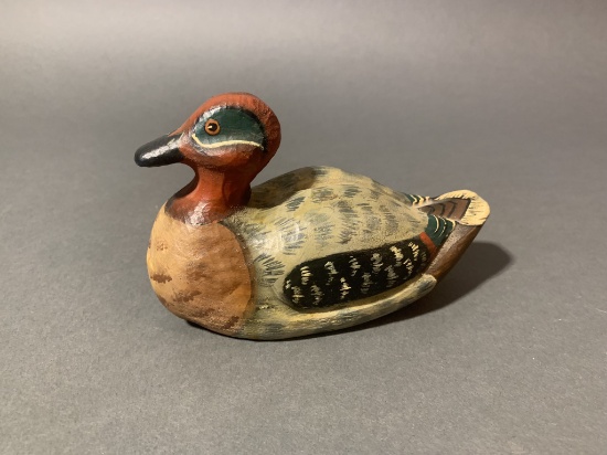 Wooden Duck Signed.  See Photos