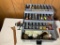 Tackle Box with Lures, Reel, Knife & More.  See Photos