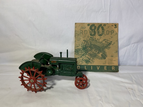 Oliver Diecast Tractor & Pamphlet