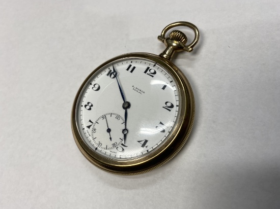 Antique Omega Pocket Watch in Gold Filled Case