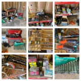 Craftsman Tool Box, Tools, Work Bench, Hardware, Dremel, Sockets & More