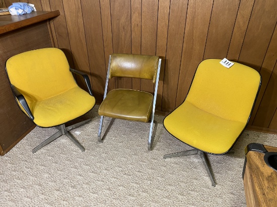 Retro Steelcase Mid Century Chairs, Howell chair
